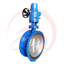 Electric flanged butterfly valve