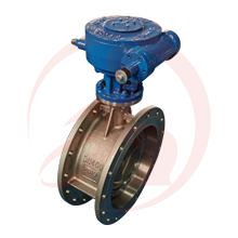 Stainless steel flanged butterfly valve